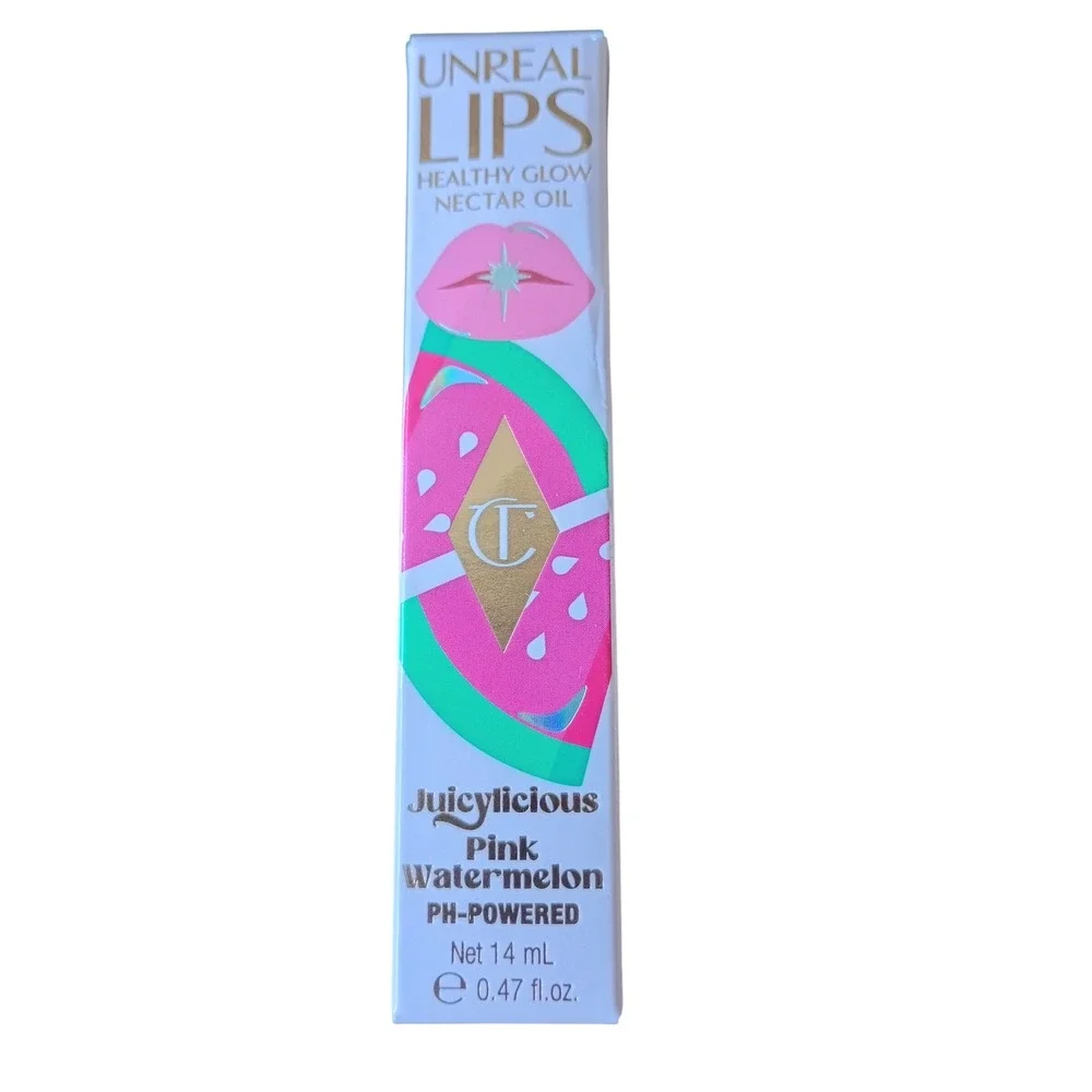 Charlotte Tilbury Unreal Lips Healthy Glow Nectar Oil Pink Watermelon